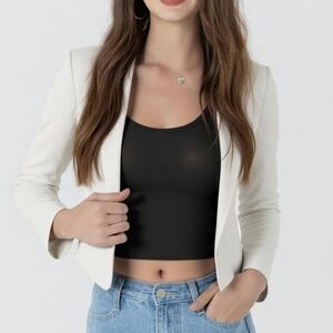 Elegant White Blazer